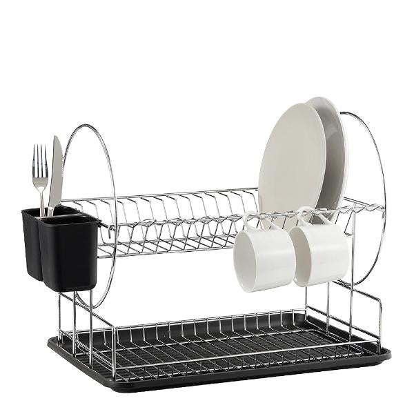Disa oppvaskstativ med bestikkholder 47x34x32 cm