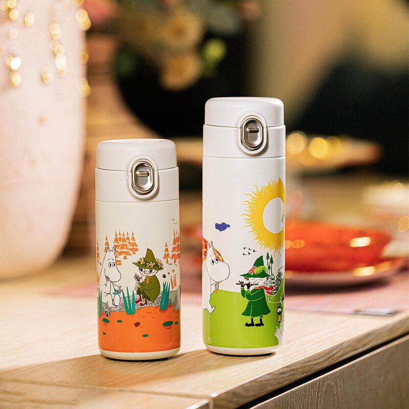 Mummi termokopp 32 cl oransje/hvit