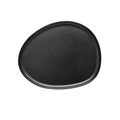 RAW Titanium Black organic tallerken 21x24 cm
