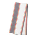 Duk 140x140 cm large stripes hvit/rød