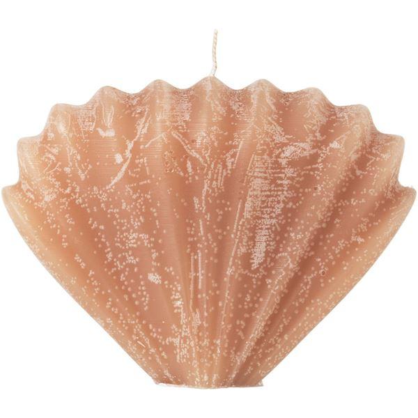 Seashell figurlys Musling 10x15 cm dusty peach