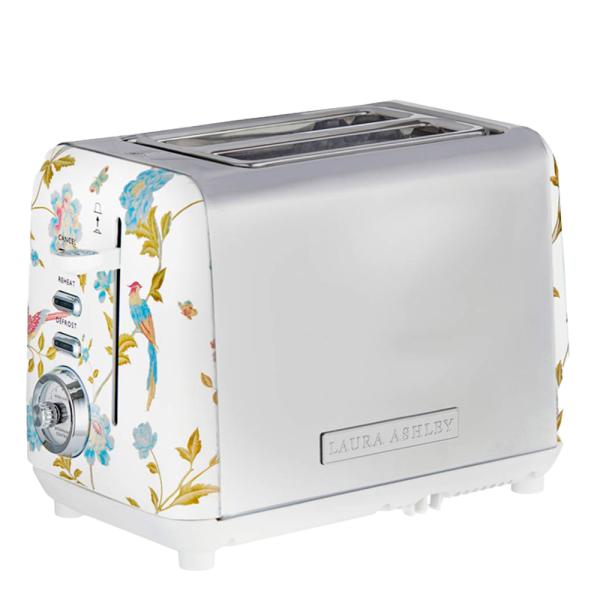 Elveden brødrister 2 skiver white/silver