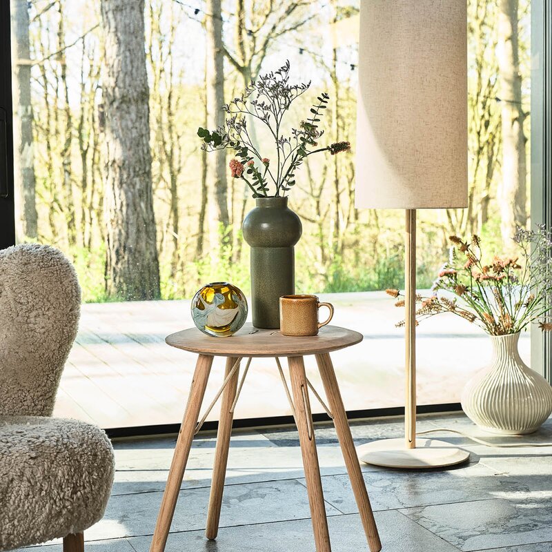 Eik vase 31x33,5 cm krem