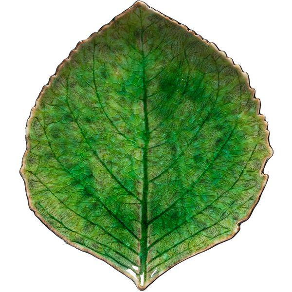 Riviera asjett hortensia 17x15 cm grønn/svart