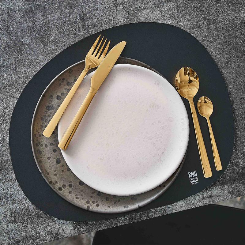 RAW Organic bordbrikker 6 stk svart
