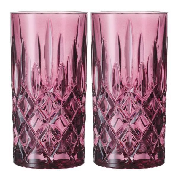 Noblesse Colour longdrinkglass 39,5 cl 2 stk berry