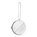 Julepynt medaljong m/fotoramme 7x7 cm farmor sølv