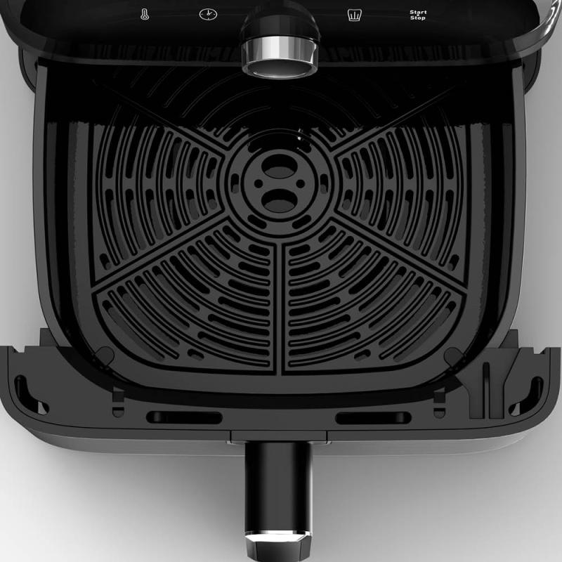 Easy Fry Mega airfryer 7,5L svart/stål
