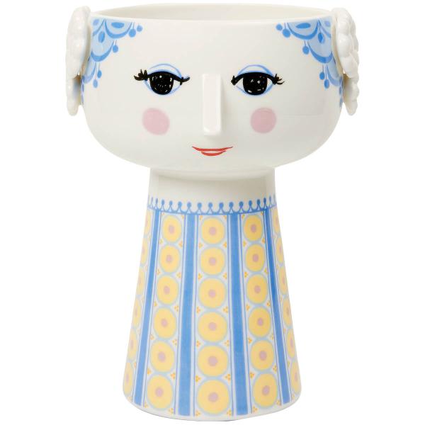 Eva vase 18,5 cm blå