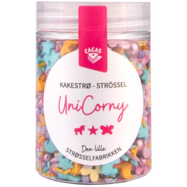 Kakestrøssel enhjørning UniCorny 80g