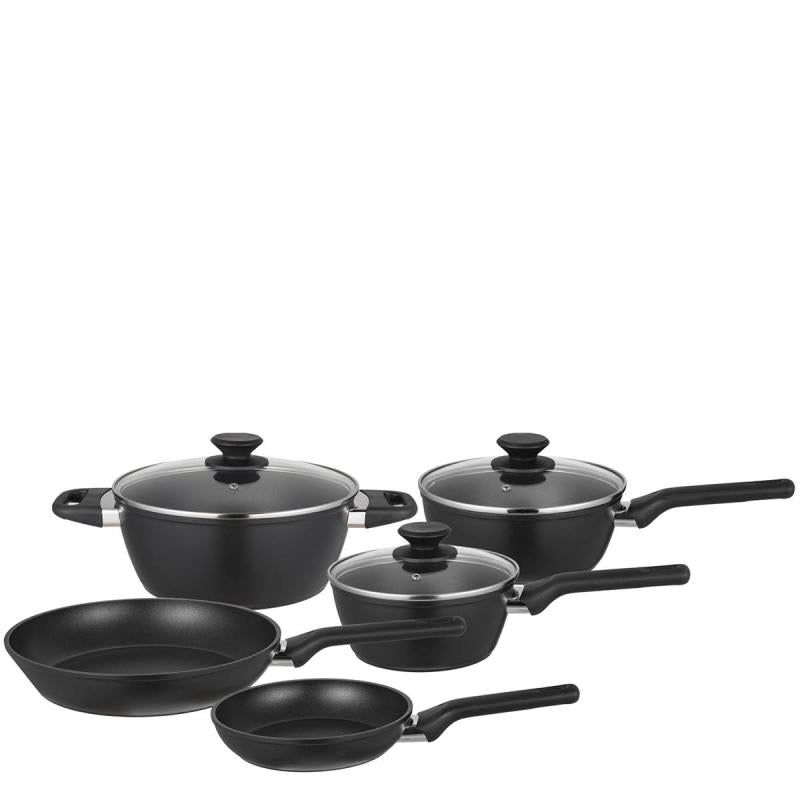 Kitchen Essentials grytesett 5 deler svart