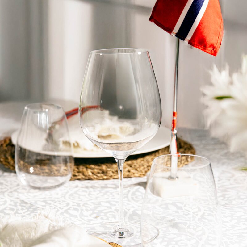 Elegance rødvinsglass 63 cl 2 stk klar