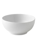 Hvit Riflet skål 15 cm