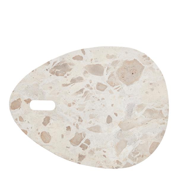 Ellia skjærebrett 40x30 cm sand marmor