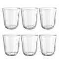 Facet drikkeglass 27 cl 6 stk