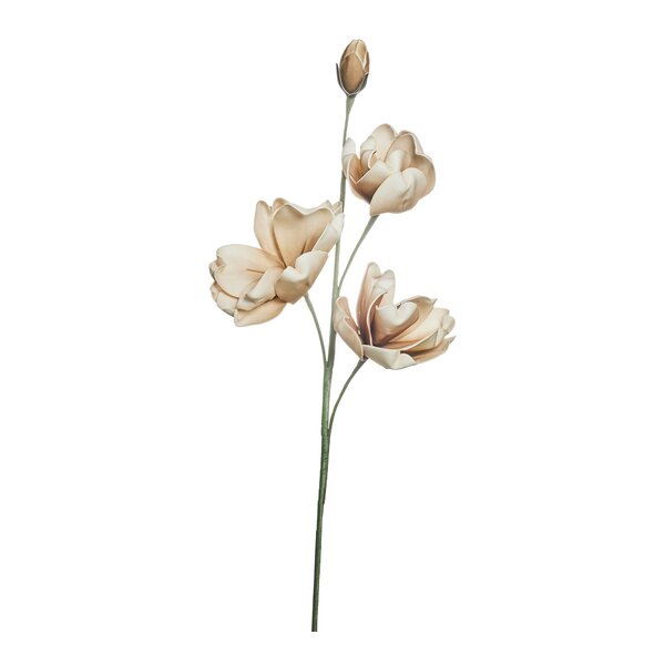 Happia stor dekorasjonsblomst 15x85 cm sand