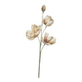 Happia stor dekorasjonsblomst 15x85 cm sand