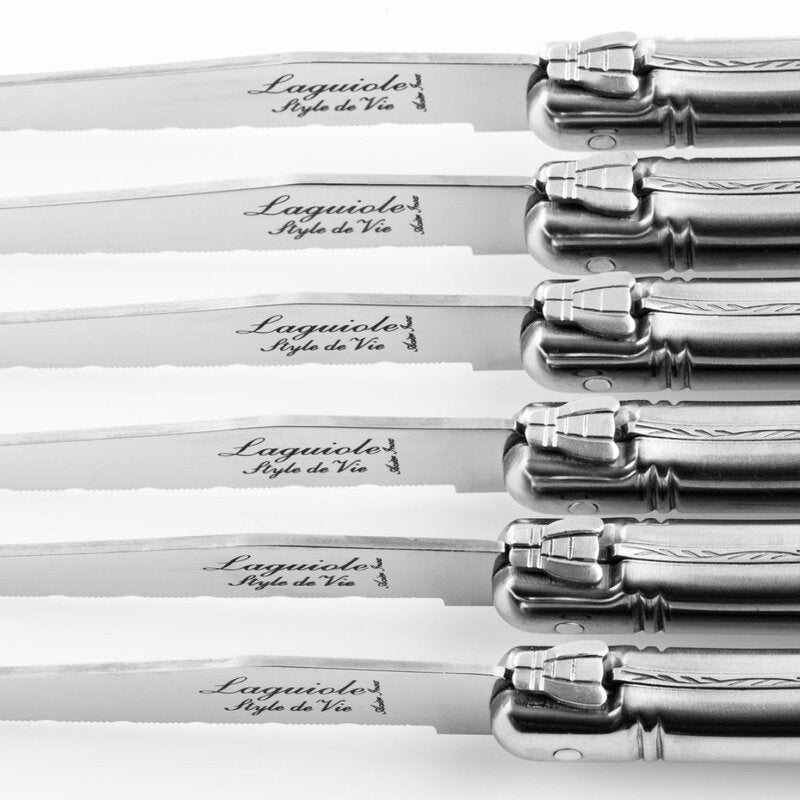 Biffkniver 23 cm 6 stk stainless