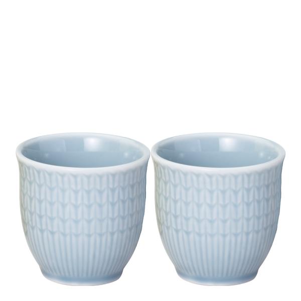 Swedish Grace eggeglass 4 cl 2 stk is/grå