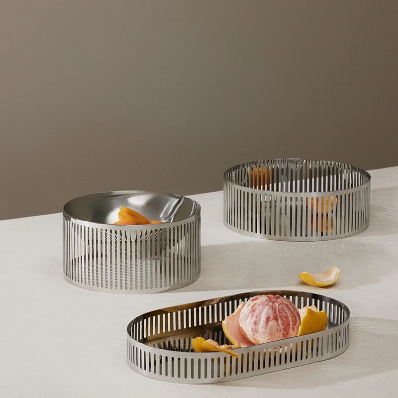 Orlo serveringsbolle 20x10 cm stål