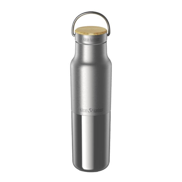 Insulated Reflect termoflaske 0,35L med bambuslokk børstet stål