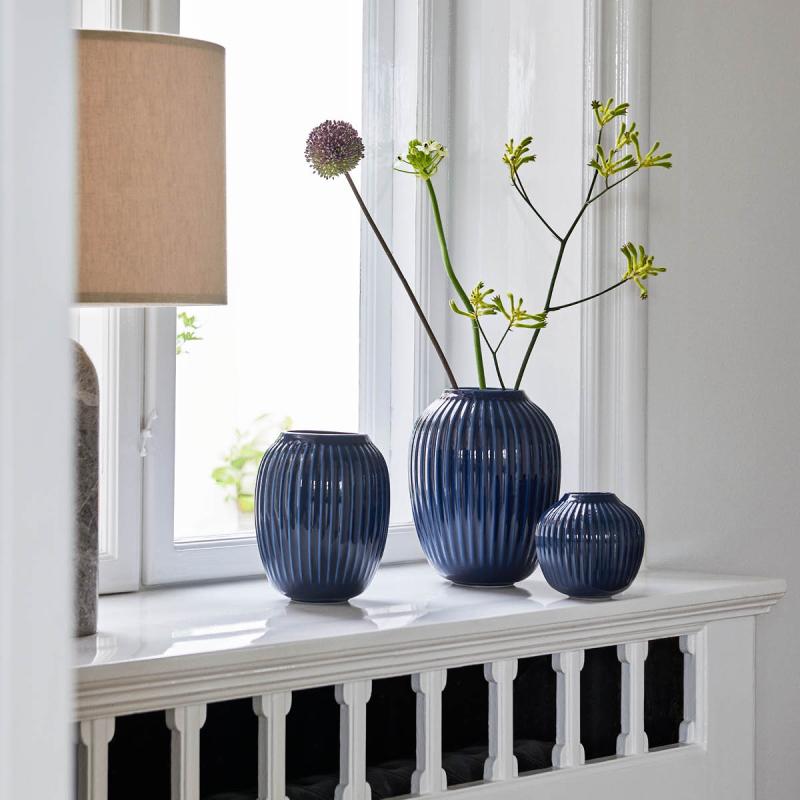 Hammershøi vase 25,5 indigo