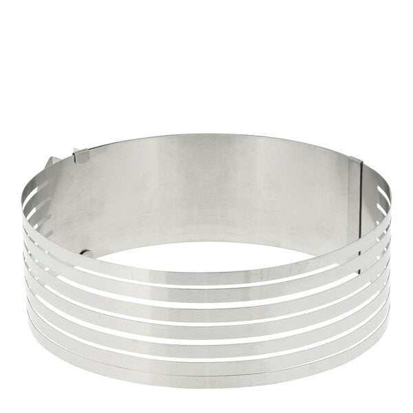 Justerbar kakedeler 24-30x8 cm stål