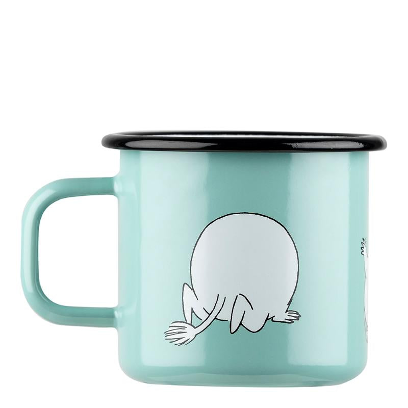 Mummikopp Emalje 37 cl Mummitrollet mint