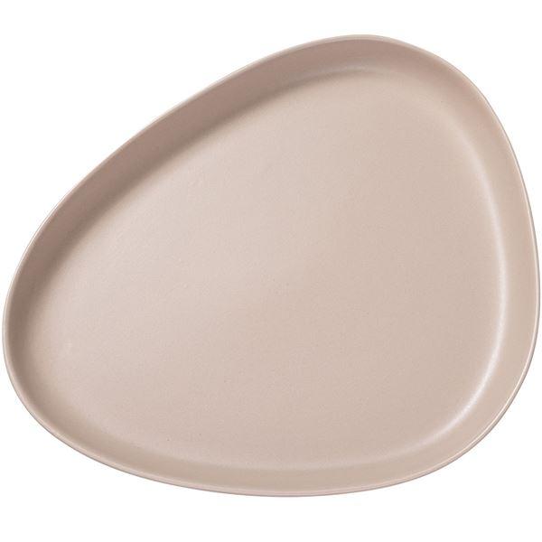 Curve Stoneware serveringsfat 35x30 cm sand