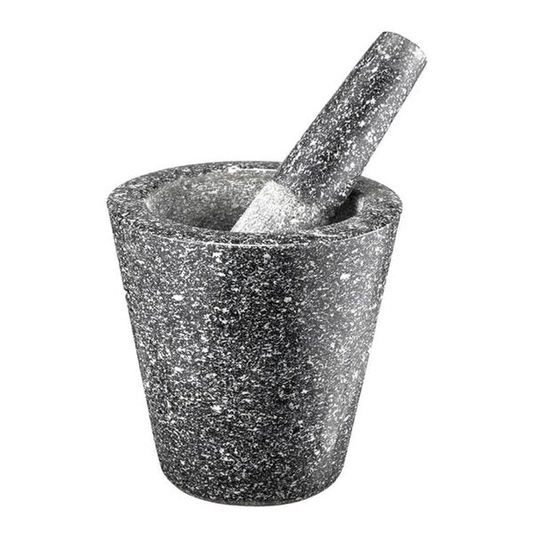 Boda morter 14x17 cm granitt