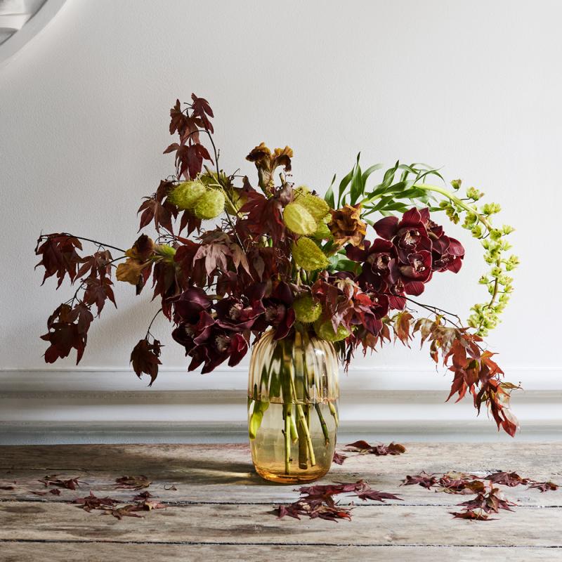 Primula vase 25,5 amber