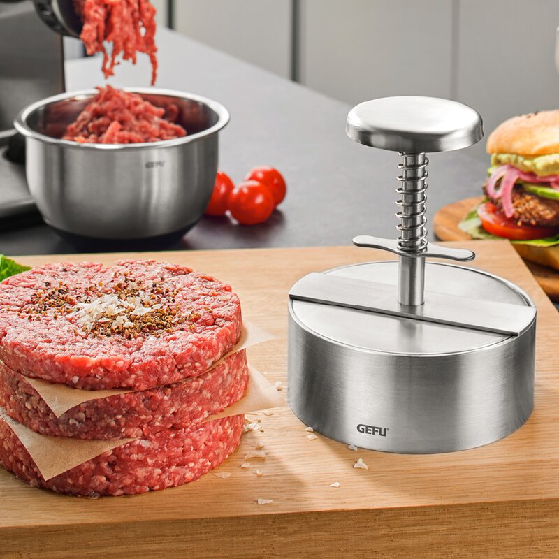 Patti hamburgerpresse 11,5 cm stål