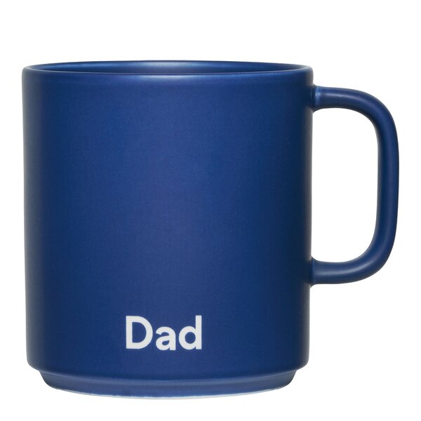 Favourite kopp med hank DAD 25 cl midnight blue