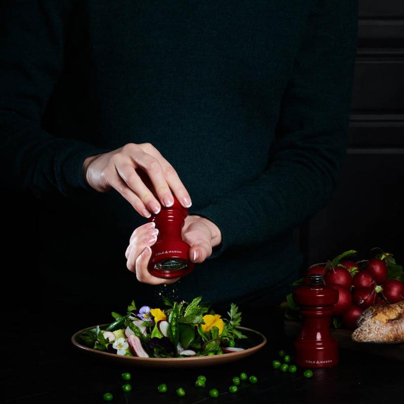 Hoxton pepperkvern 10 cm rød