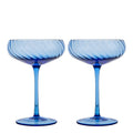 Opacity champagnefat 30 cl 2 stk blå