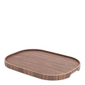 CurveLine serveringsbrett anti-slip 47x34 cm valnøtt
