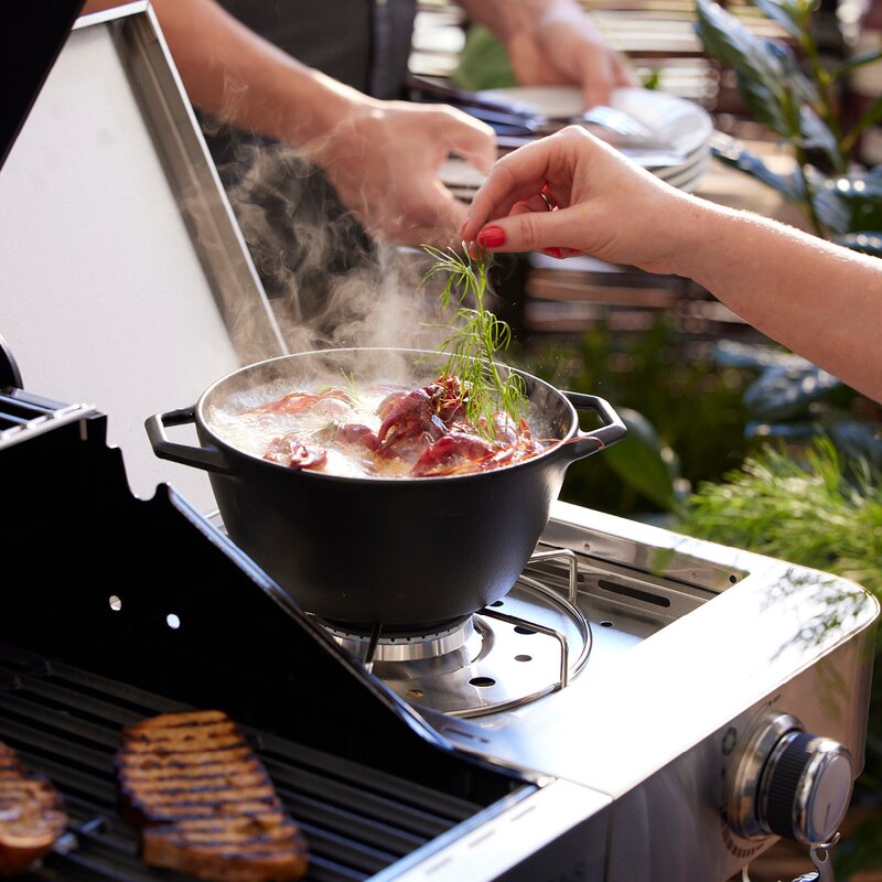 Videro G3-S Vario+ gassgrill 17000W svart
