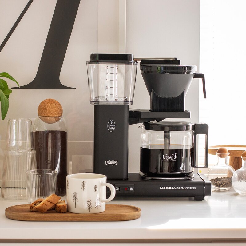 Optio kaffetrakter 1,25L matt svart