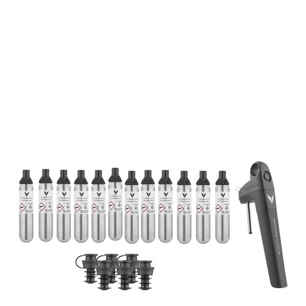 Pivot Porofessional Kit vinkonserveringssystem svart