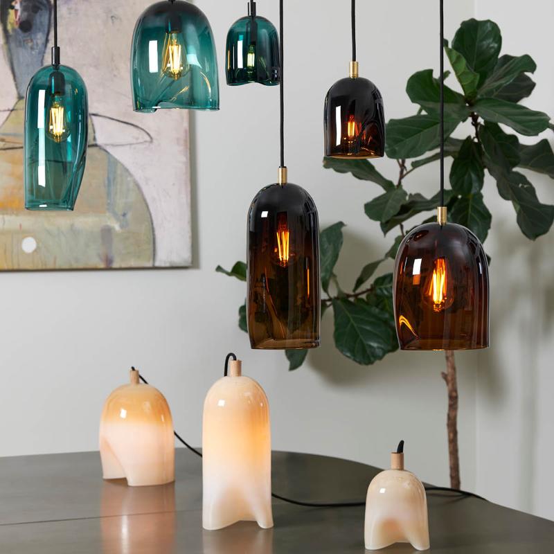 Klem lampe stor 37 cm tare