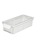 Oppbeveringsboks til kjøleskap 37x9,5 cm klar/hvit