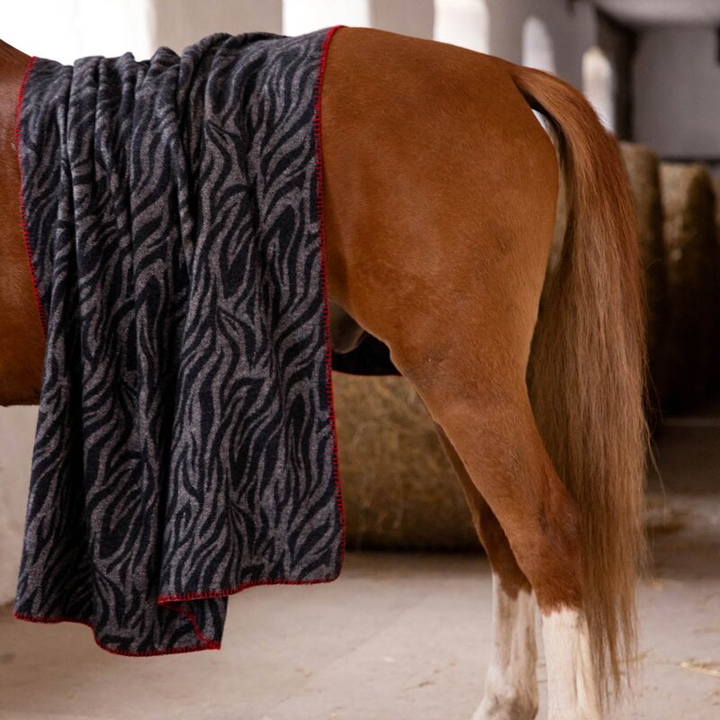 Anima pledd 200x130 cm sebra