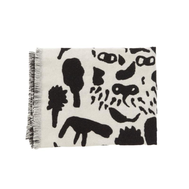 Oiva Toikka Collection pledd cheetah svart