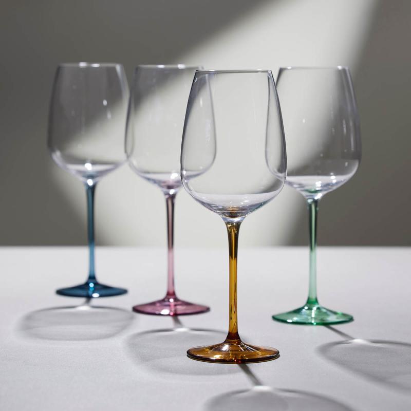 Vienna vinglass 53 cl 4 stk grønn