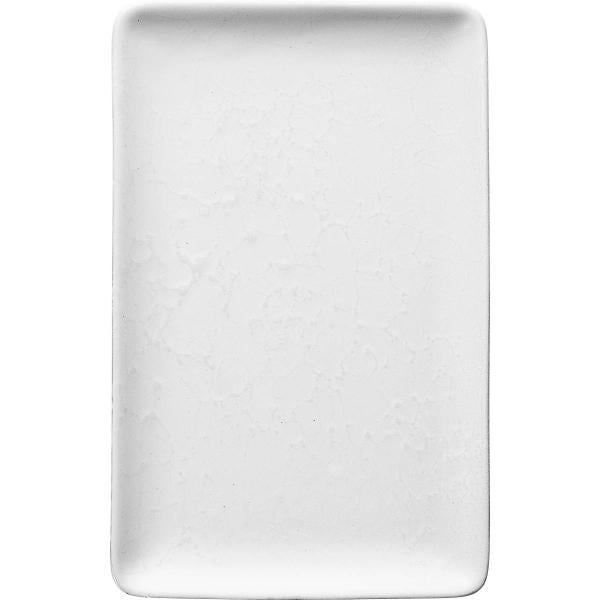 RAW Arctic White tallerken rektangulær 23,5x15 cm