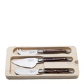 Ostekniver 3 stk dark wood