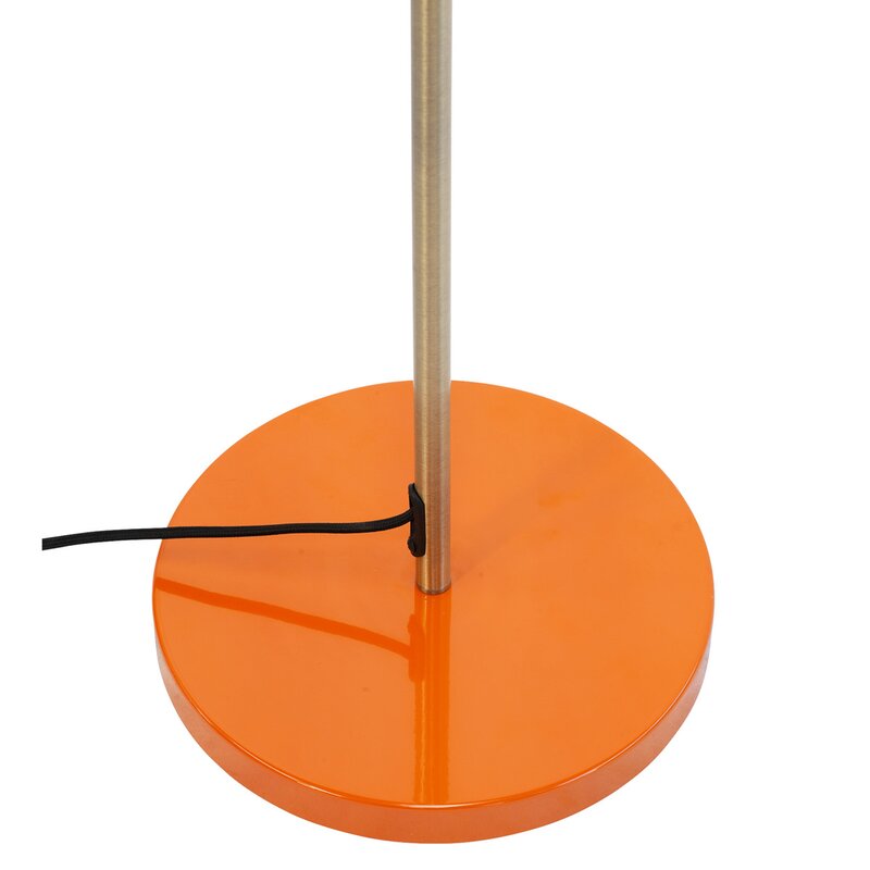 Ocean gulvlampe 160 cm orange/messing