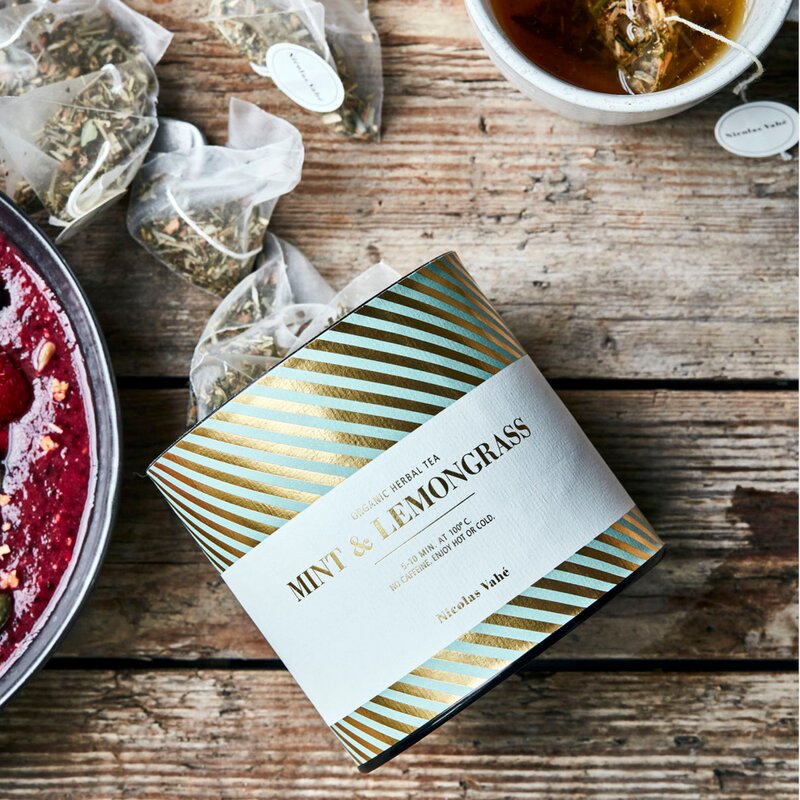Organic herbal tea mint & lemongrass