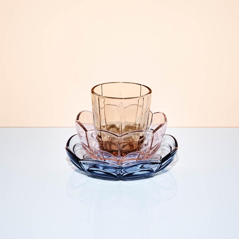 Lily vannglass 32 cl 2 stk toffee rose