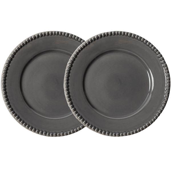Daria tallerken 28 cm 2 stk clean grey
